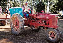 McCormick Deering Tractor at Bishop's Pumpkin Farm in Wheatland, California