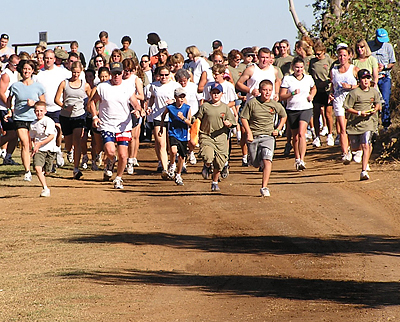 5k Run/Walk for Polycystic Kidney Disease Foundation, held annually at the Bishop's Pumpkin Farm in Wheatland, California