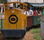 Coupon for free train ride when you buy four at Bishops Pumpkin Farm, Wheatland, California