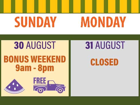 Hours & Pricing for Bishop's Pumpkin Farm in Wheatland